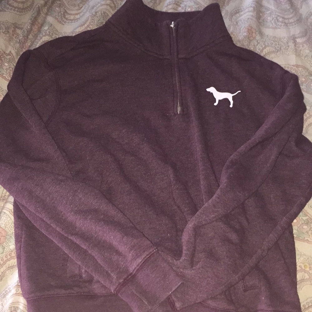 Pink maroon sweatshirt
